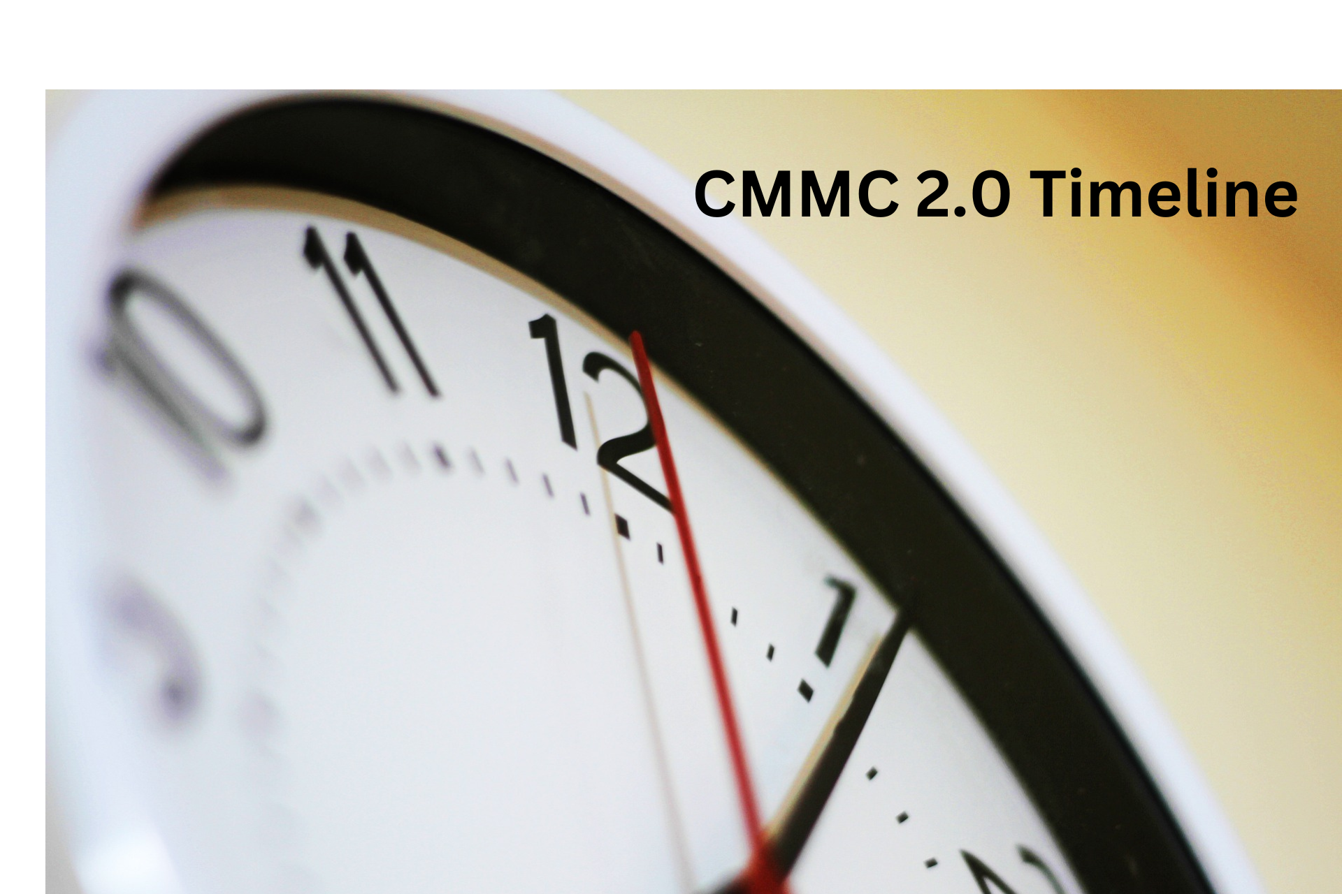 CMMC 2.0 Timeline