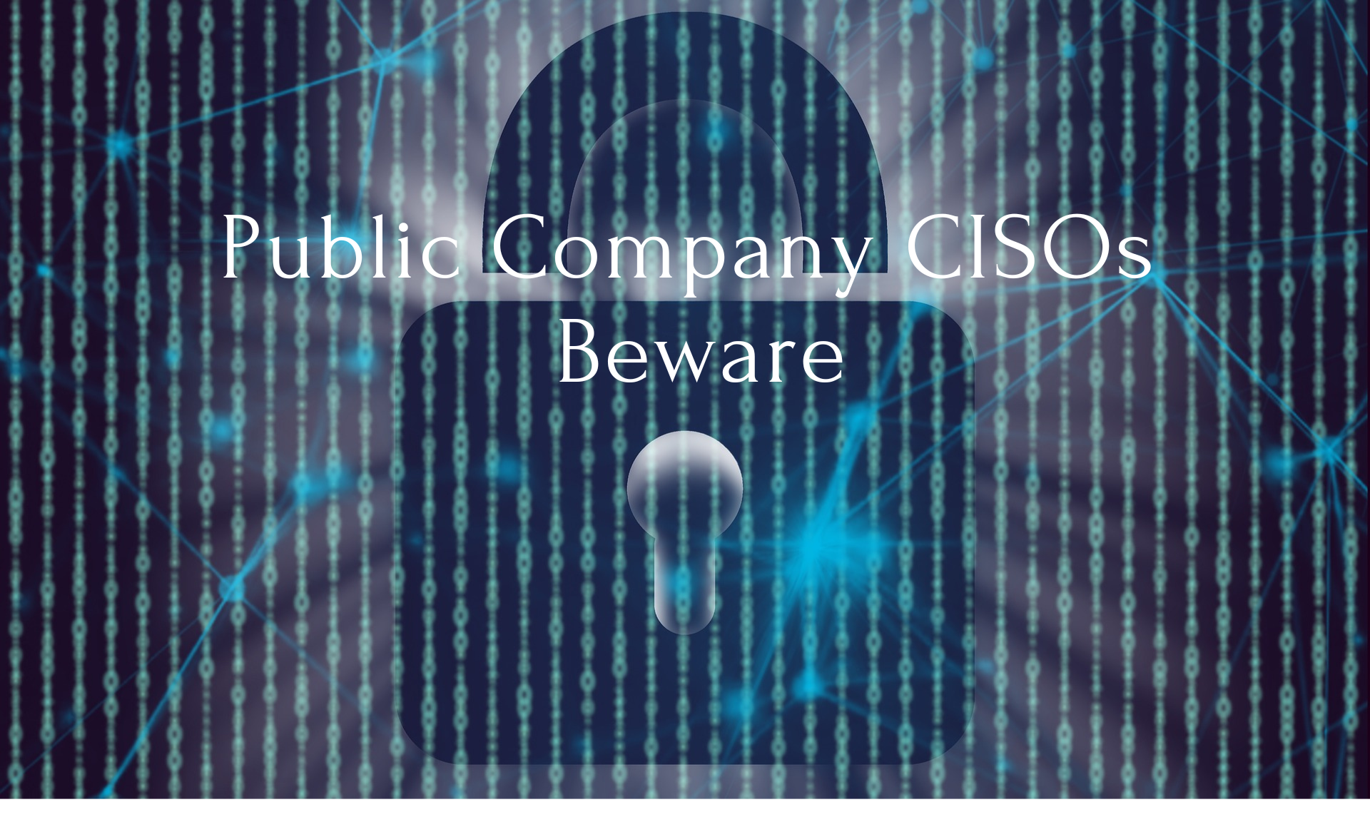 Public Companies Beware